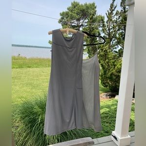 midi dress grey size 4